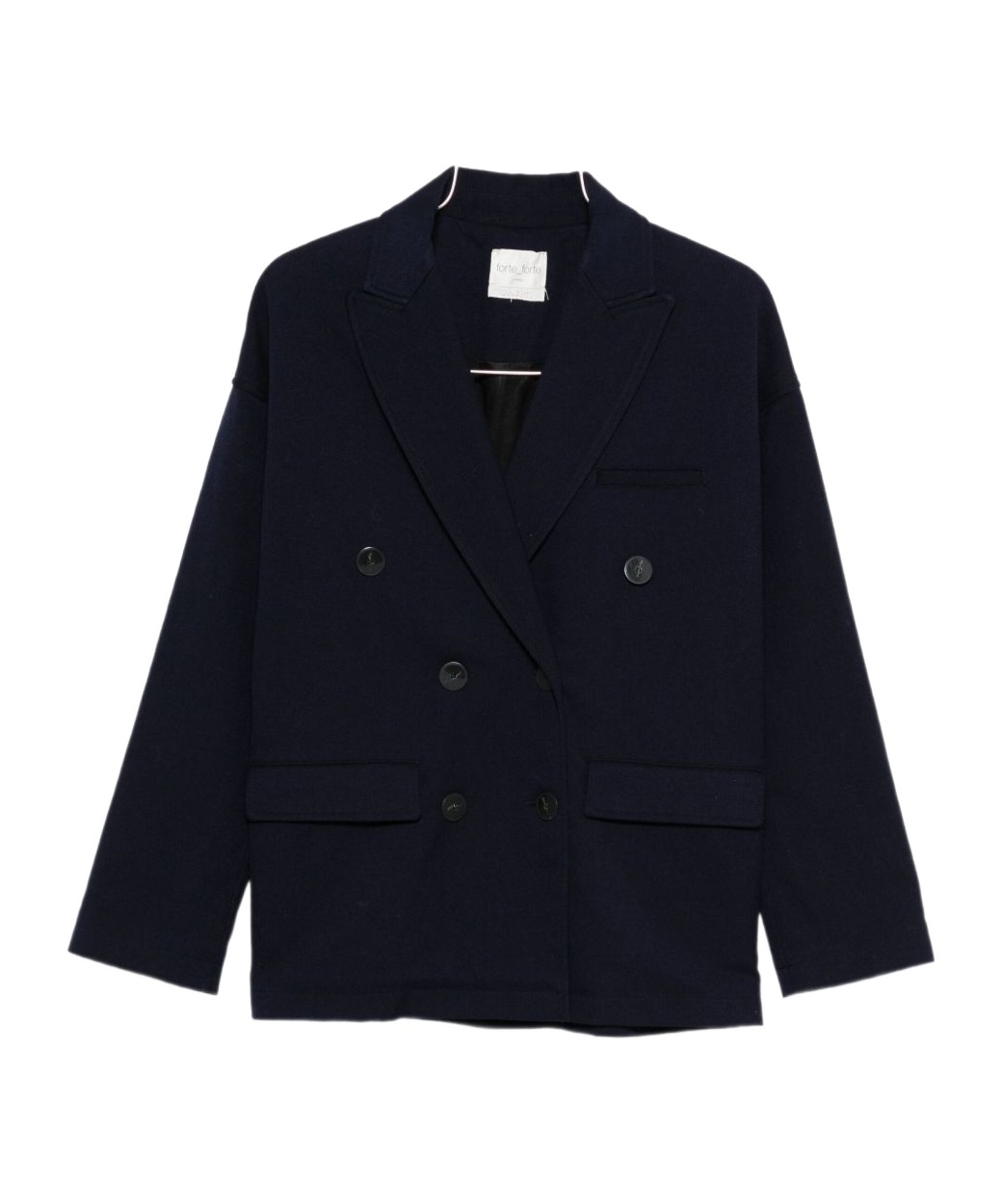 Forte Forte Women Double-breasted Jacket In Blue