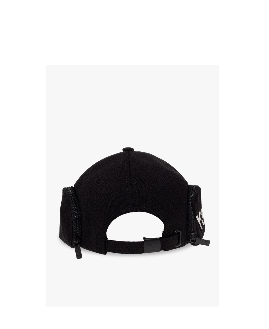 Y-3 Pocket Logo Cap In Black