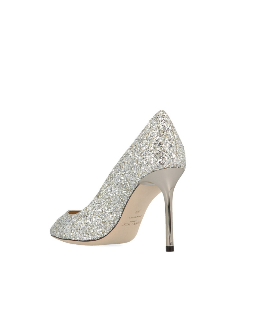 Jimmy Choo Glitter-detail Pointed-toe Pumps In Multicolor