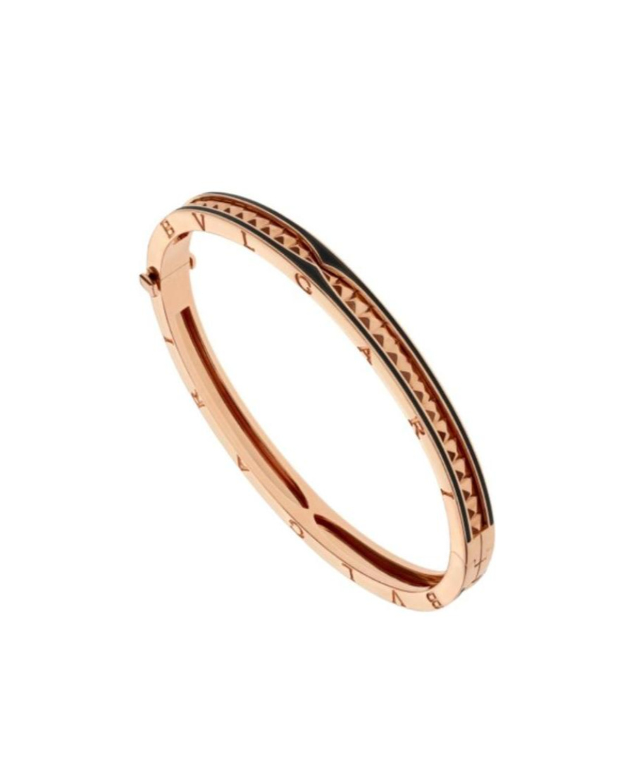 Bvlgari Logo Bracelet In Yellow