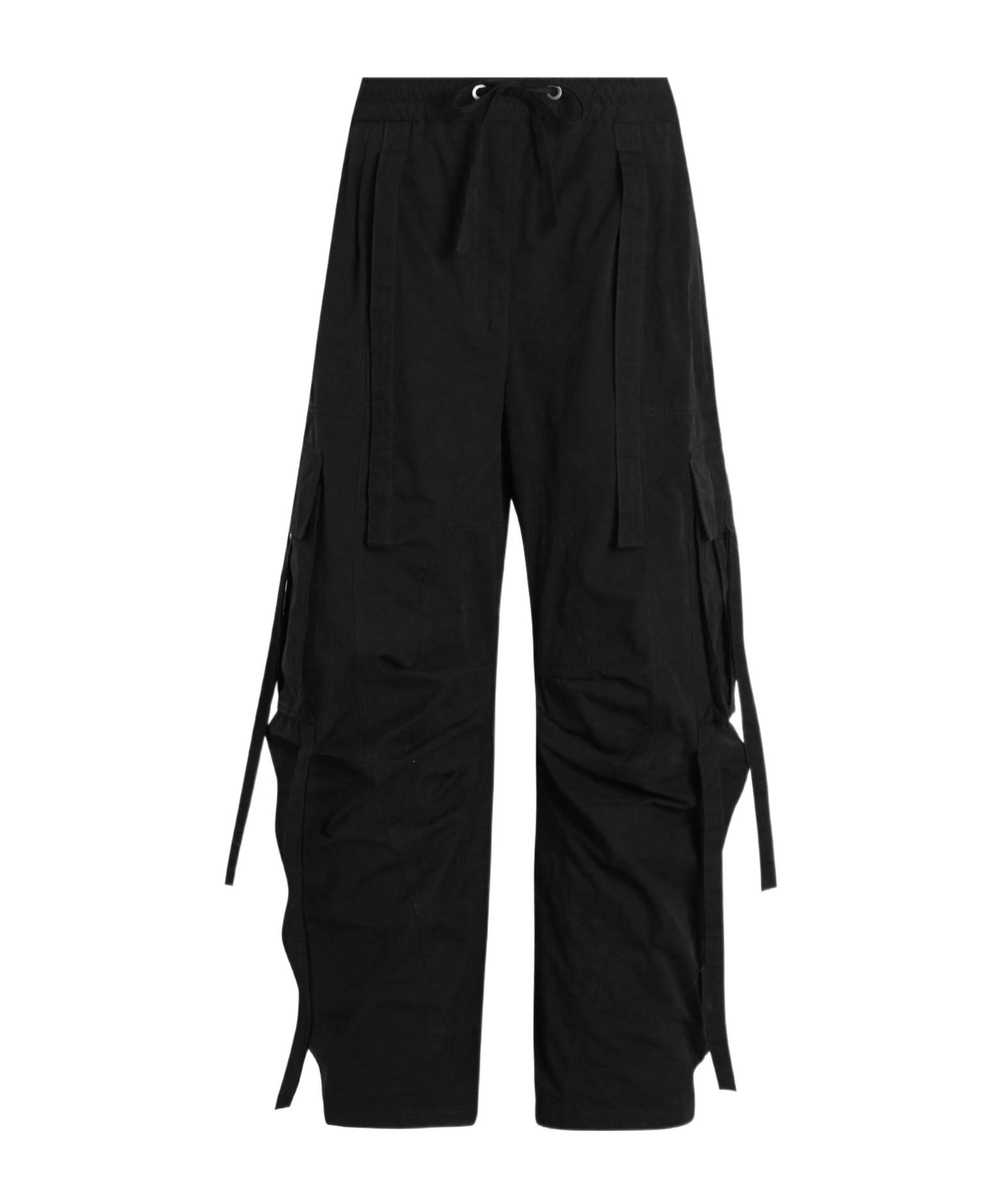 Dolce & Gabbana Drawstring Casual Pants In Black