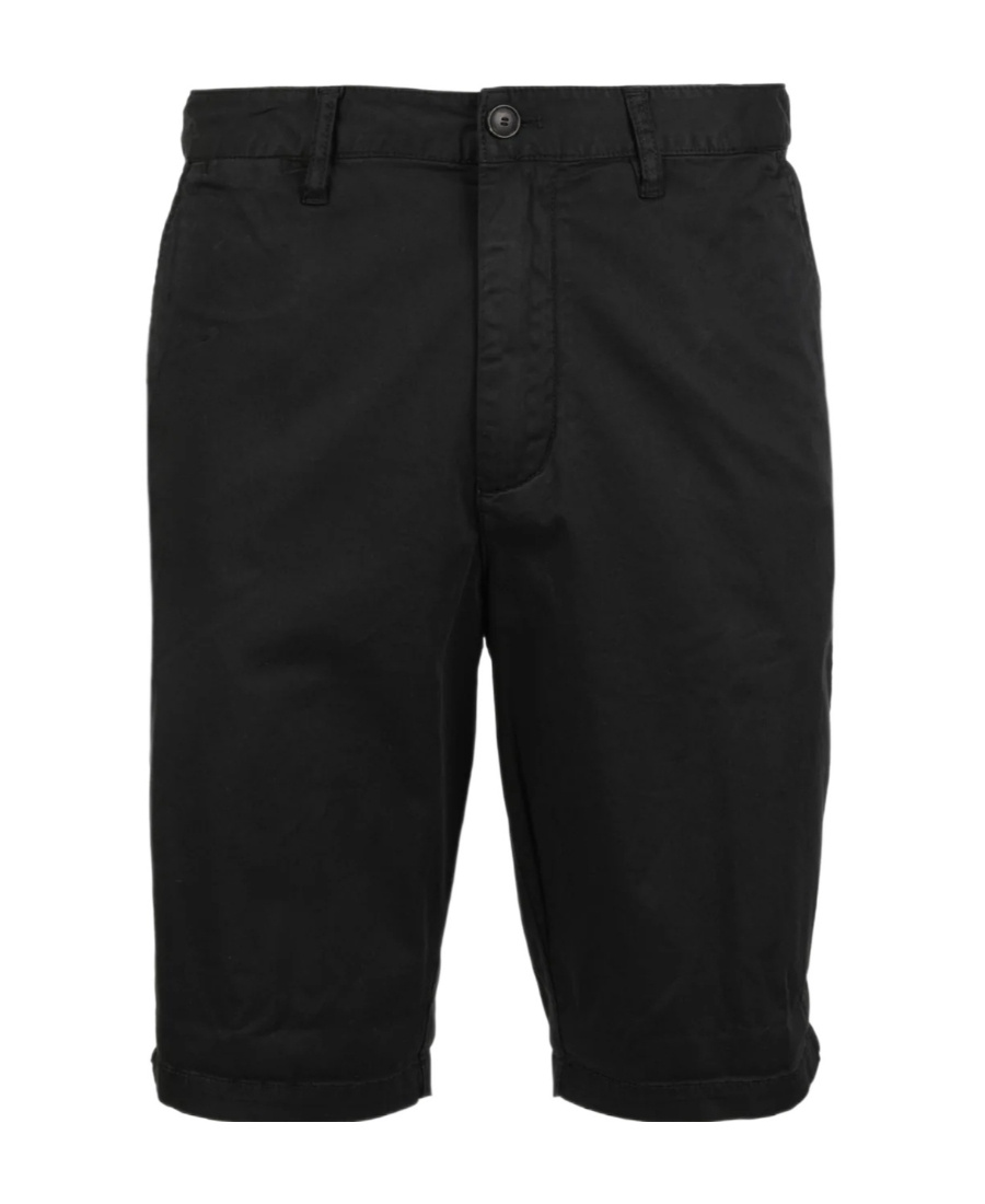 Emporio Armani Logo Printed Shorts In Black