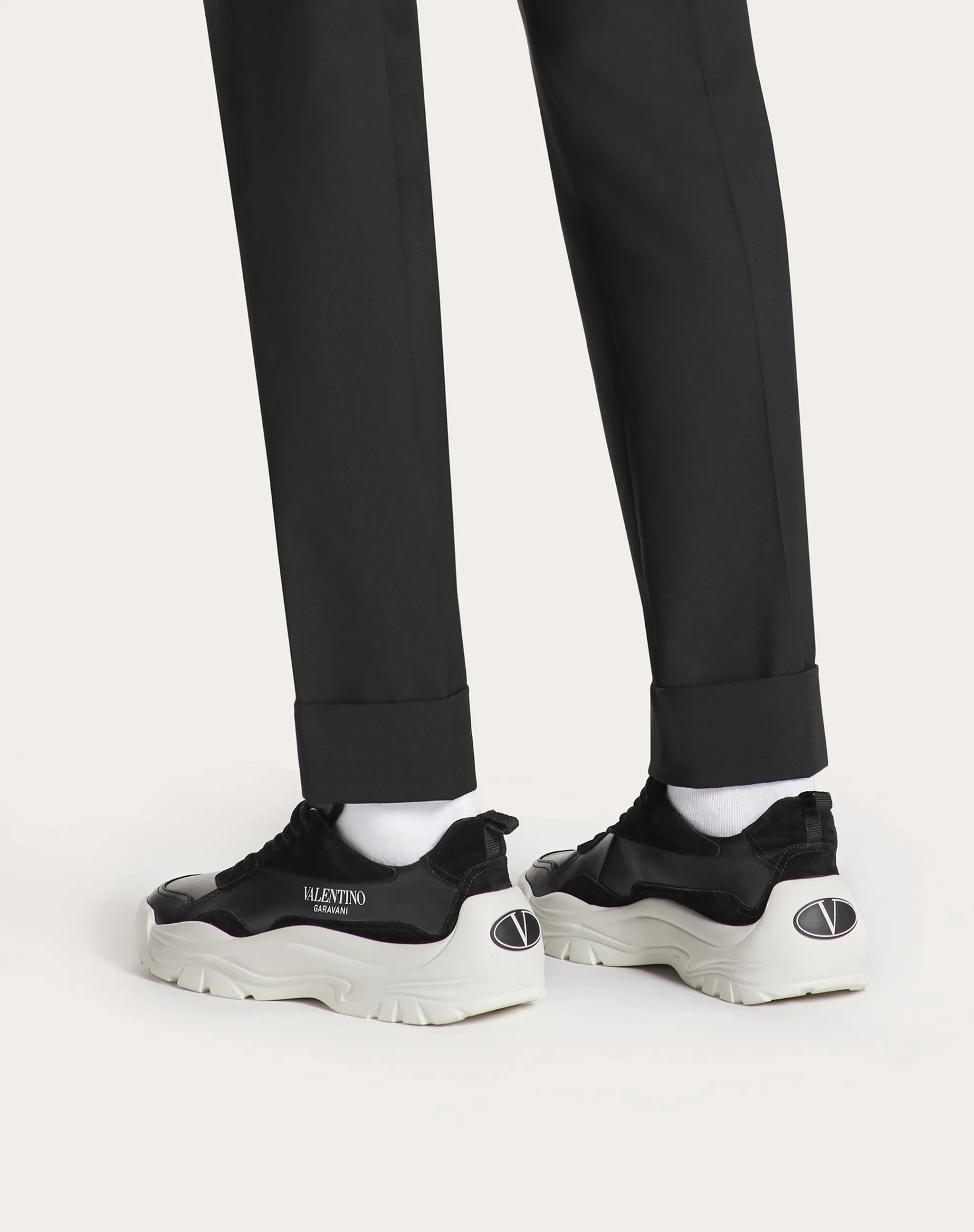 Valentino Sneaker Gumboy In Black