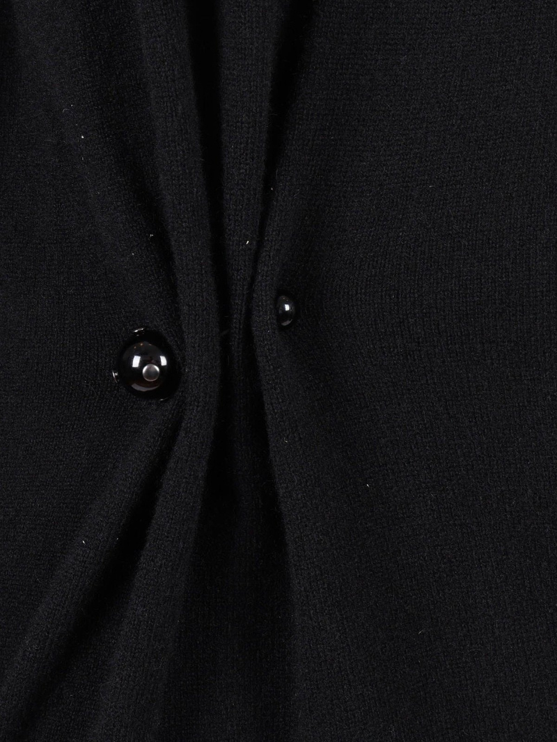 Alberta Ferretti Button-embellished Sweater In Black