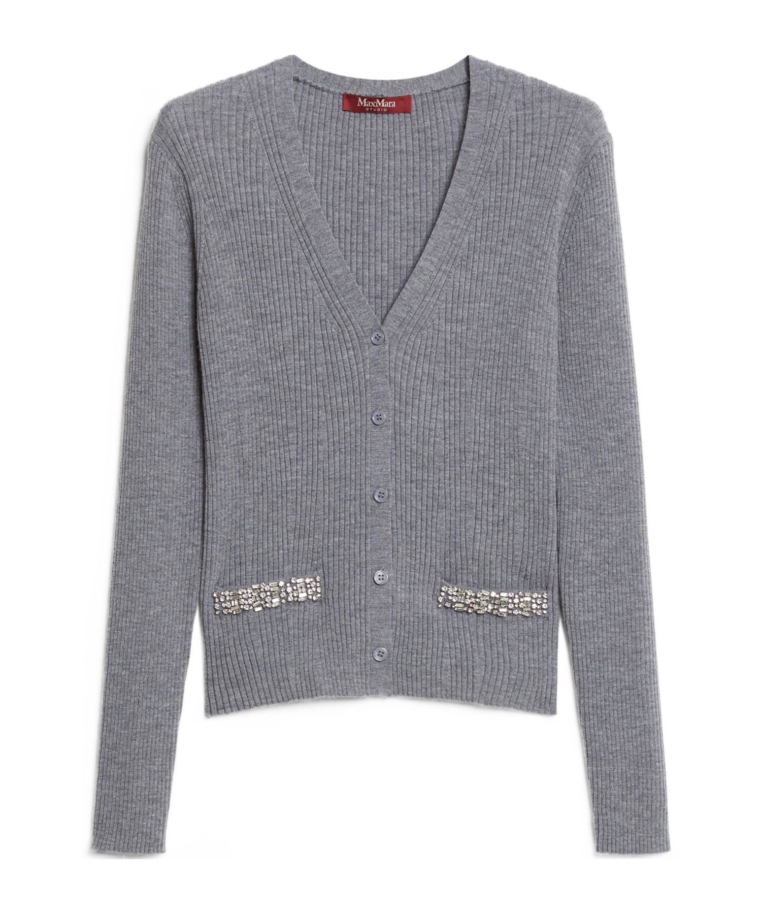 MAX MARA LONG-SLEEVED WOOL CARDIGAN