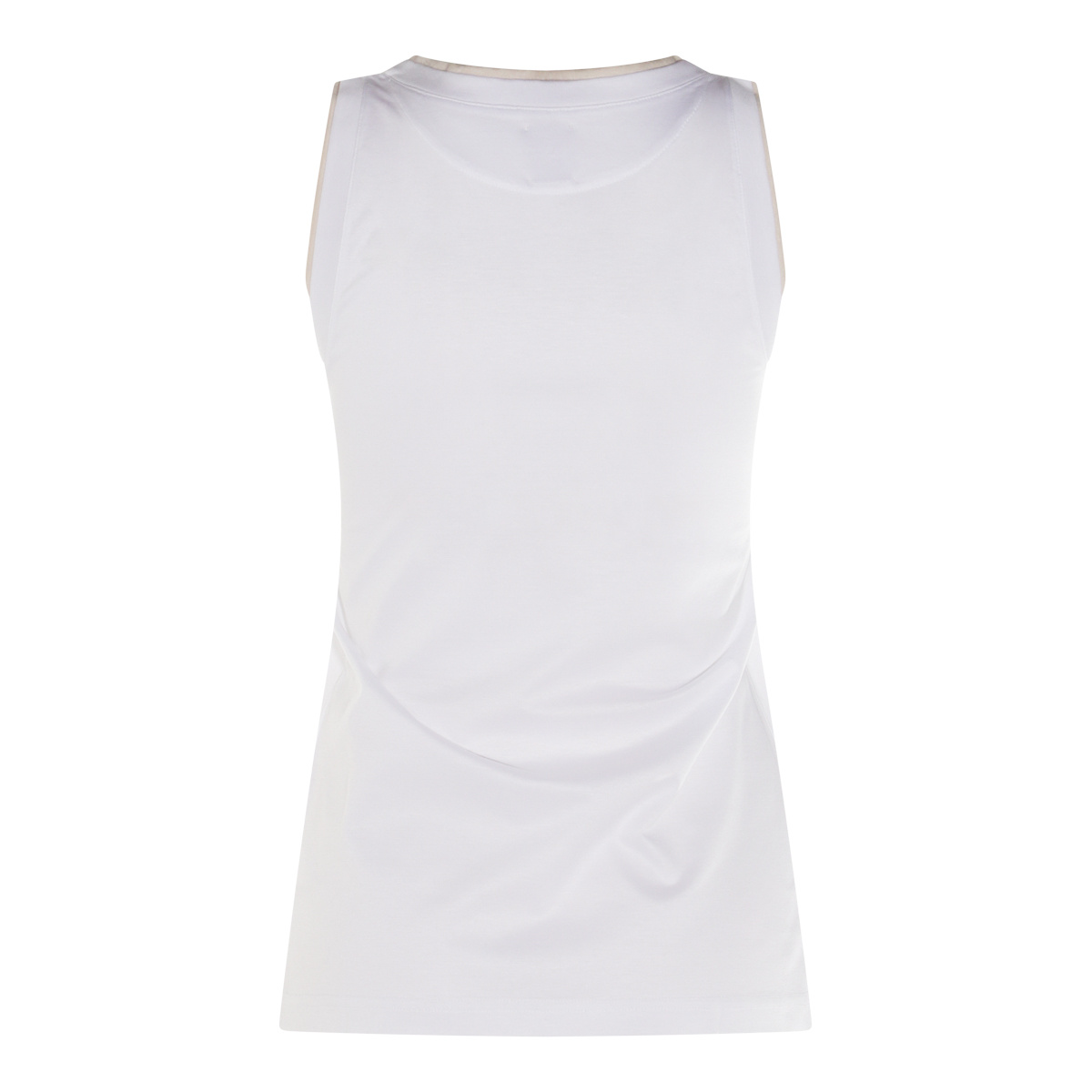 Eleventy Sleeveless Vest In White