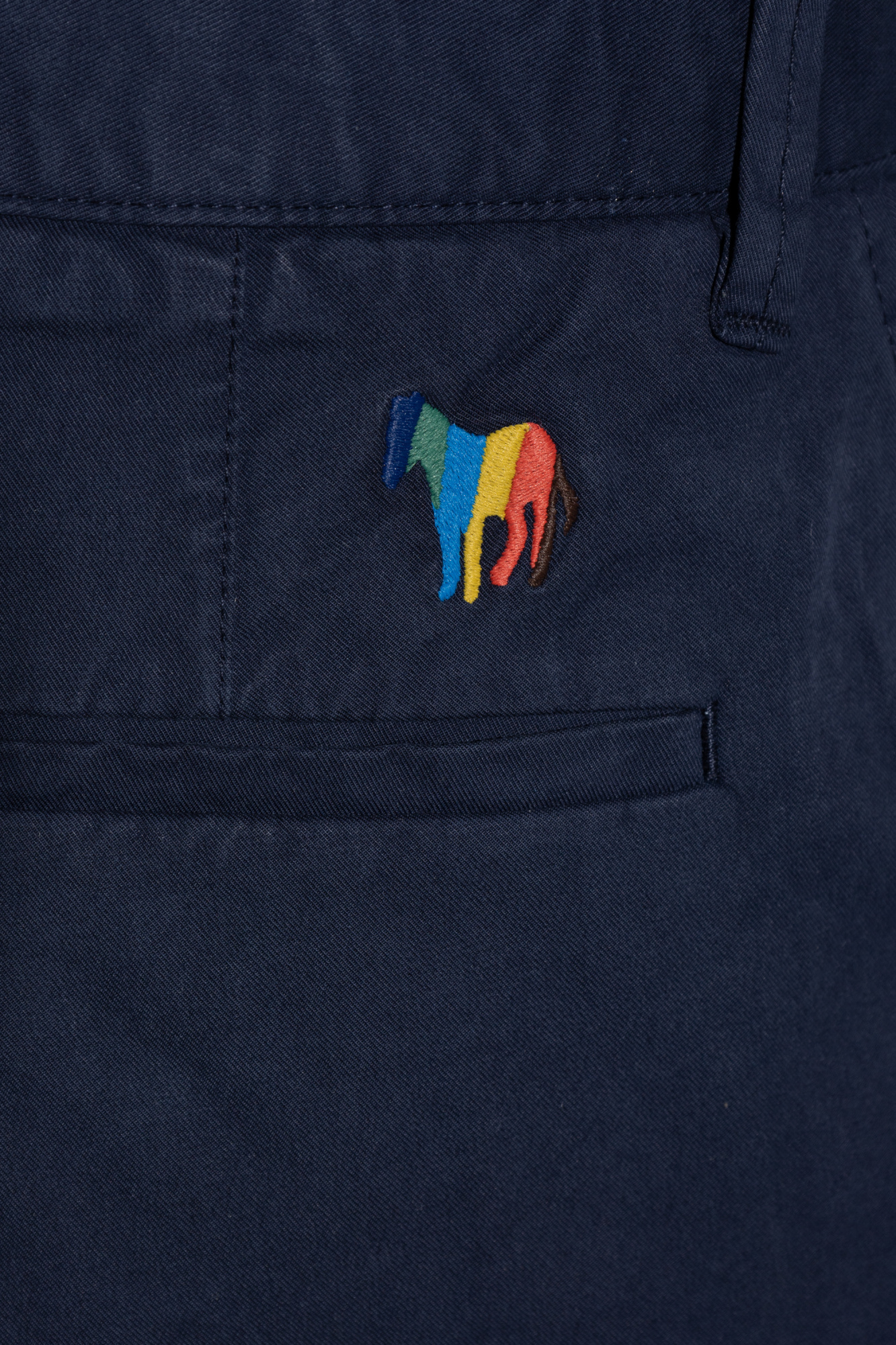 PS BY PAUL SMITH LOGO-EMBROIDERED TROUSERS