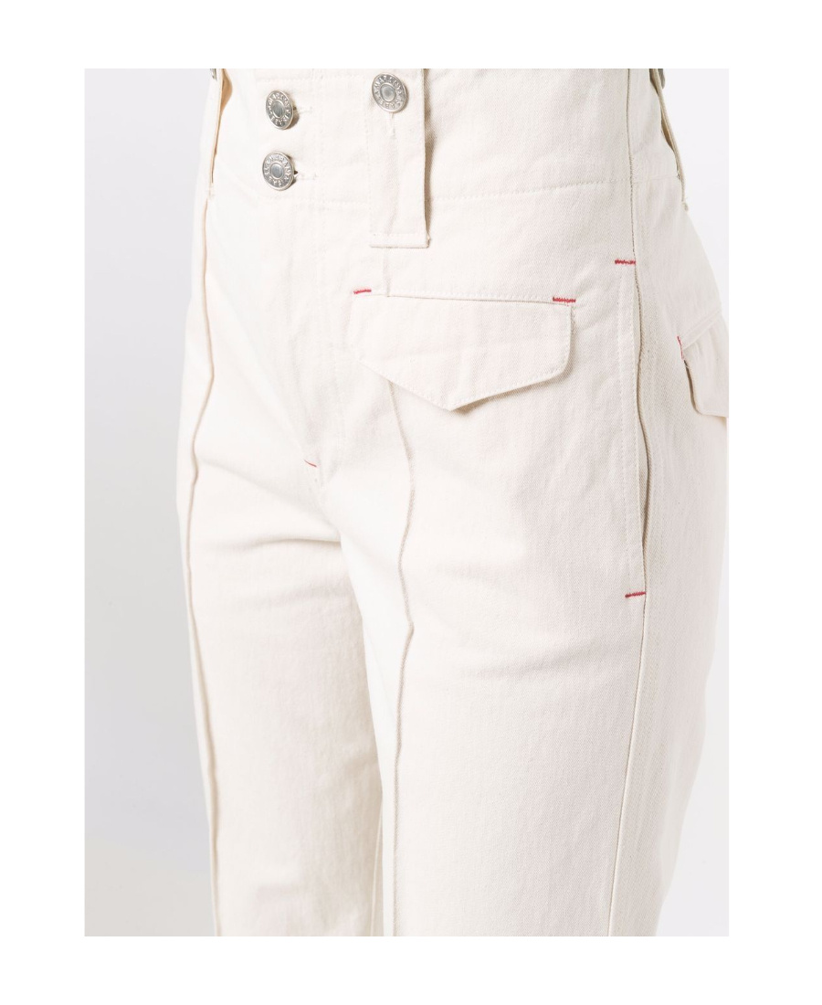 ISABEL MARANT BELT LOOP STRAIGHT TROUSERS