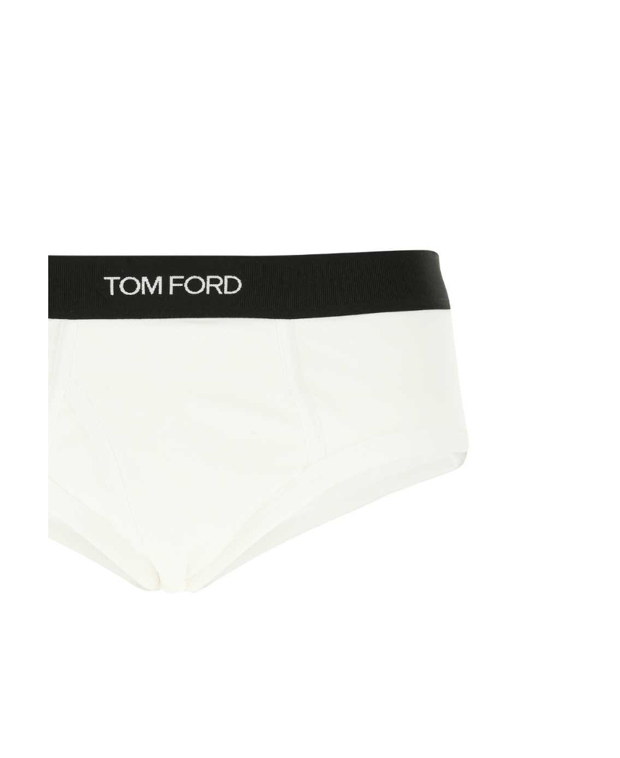 Tom Ford Two-pack Stretch Cotton And Modal-blend Briefs In White