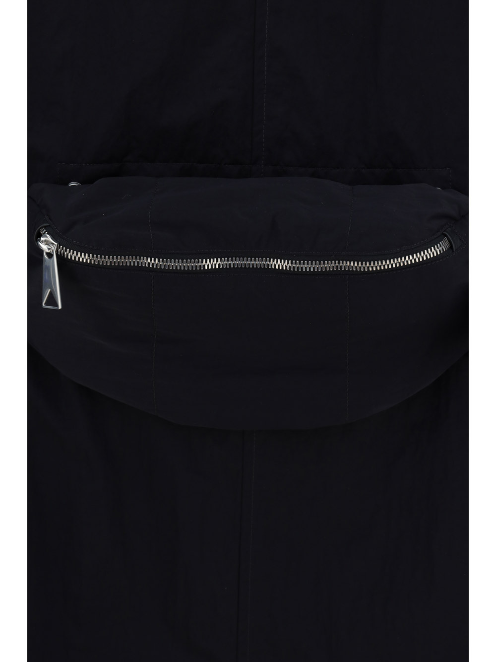 Bottega Veneta Hooded Coat In Black