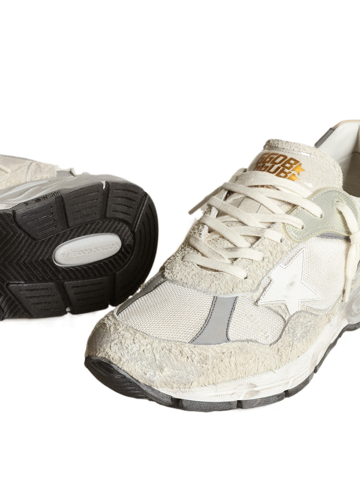 Golden Goose Dad-star Chunky Sneakers In White