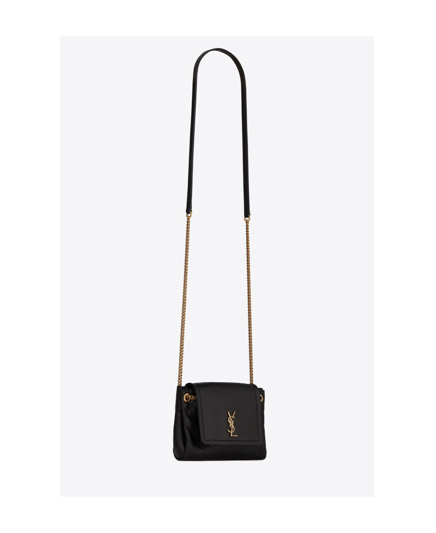Saint Laurent Mini Nolita Bag In Black