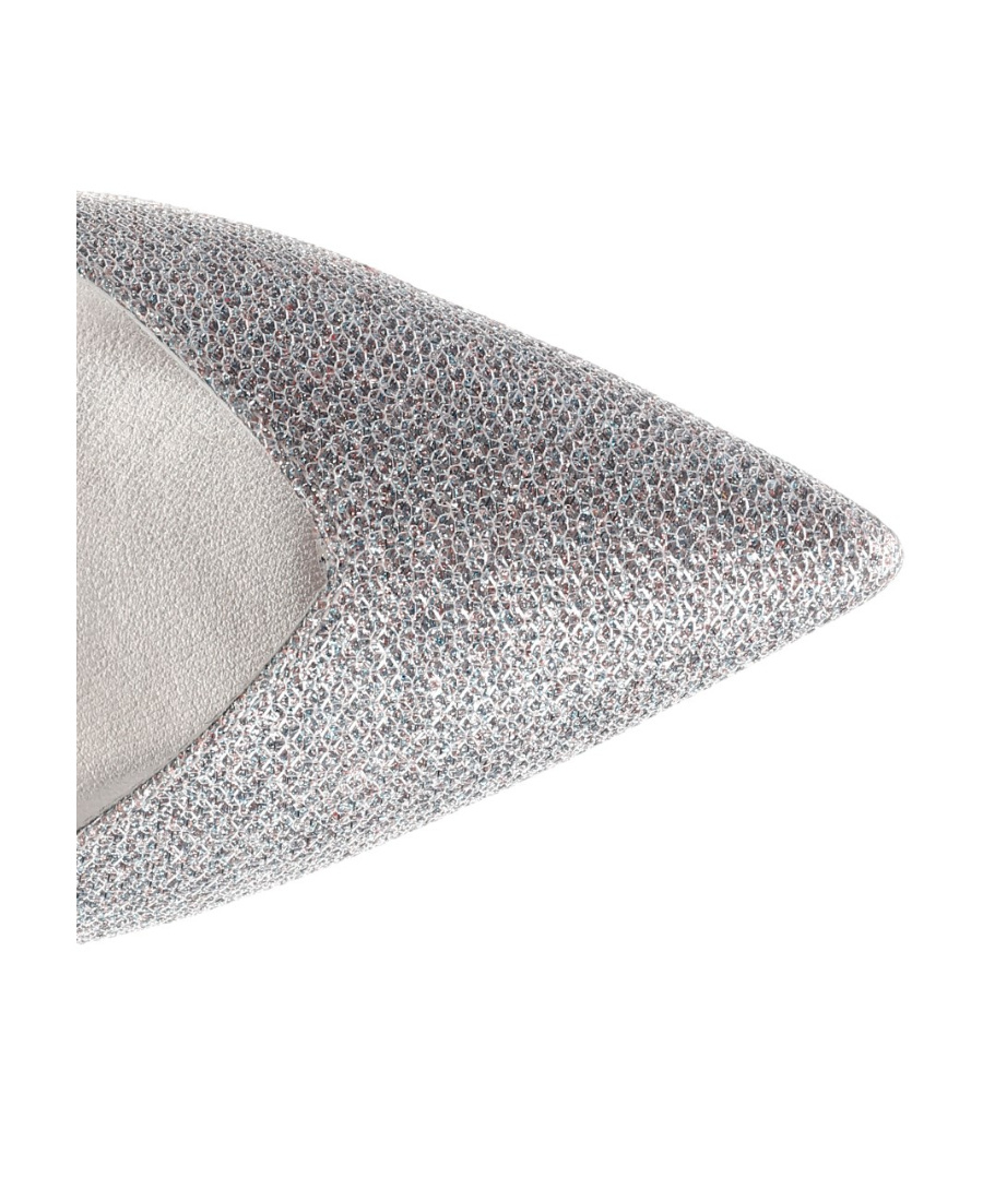 Stuart Weitzman Eva 75 Slingback Pumps In Silver