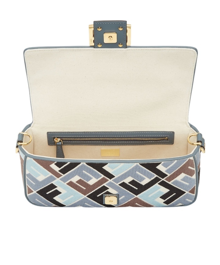 FENDI FENDI BAGUETTE FF EMBROIDERED SHOULDER BAG