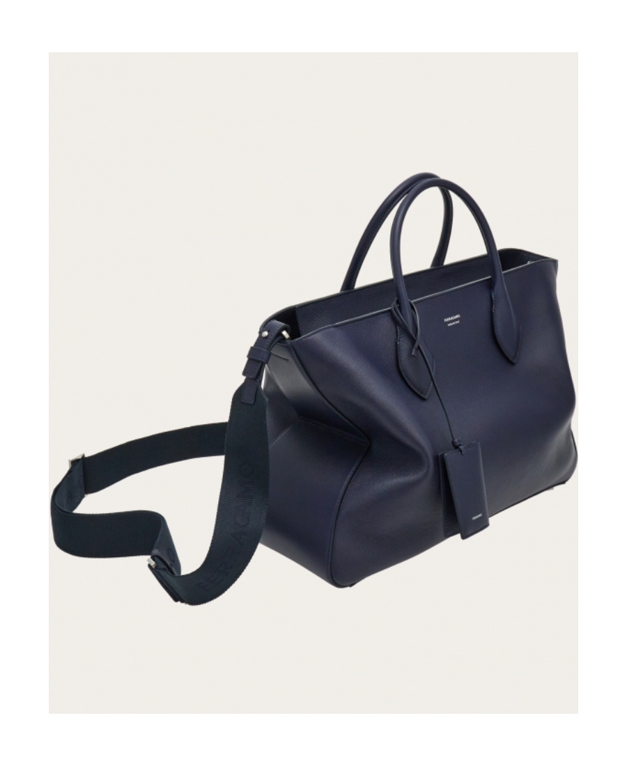 Shop Ferragamo Logo Shoulder Bag In Black
