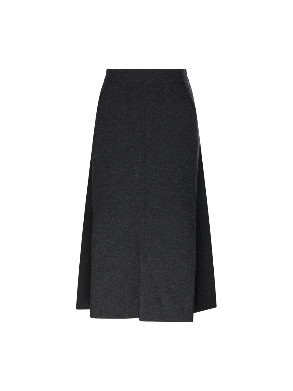 Max Mara Asymmetric-hem Midi Skirt In Black