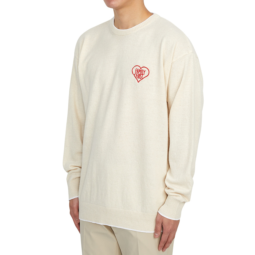 Family First Jersey With Logo In White