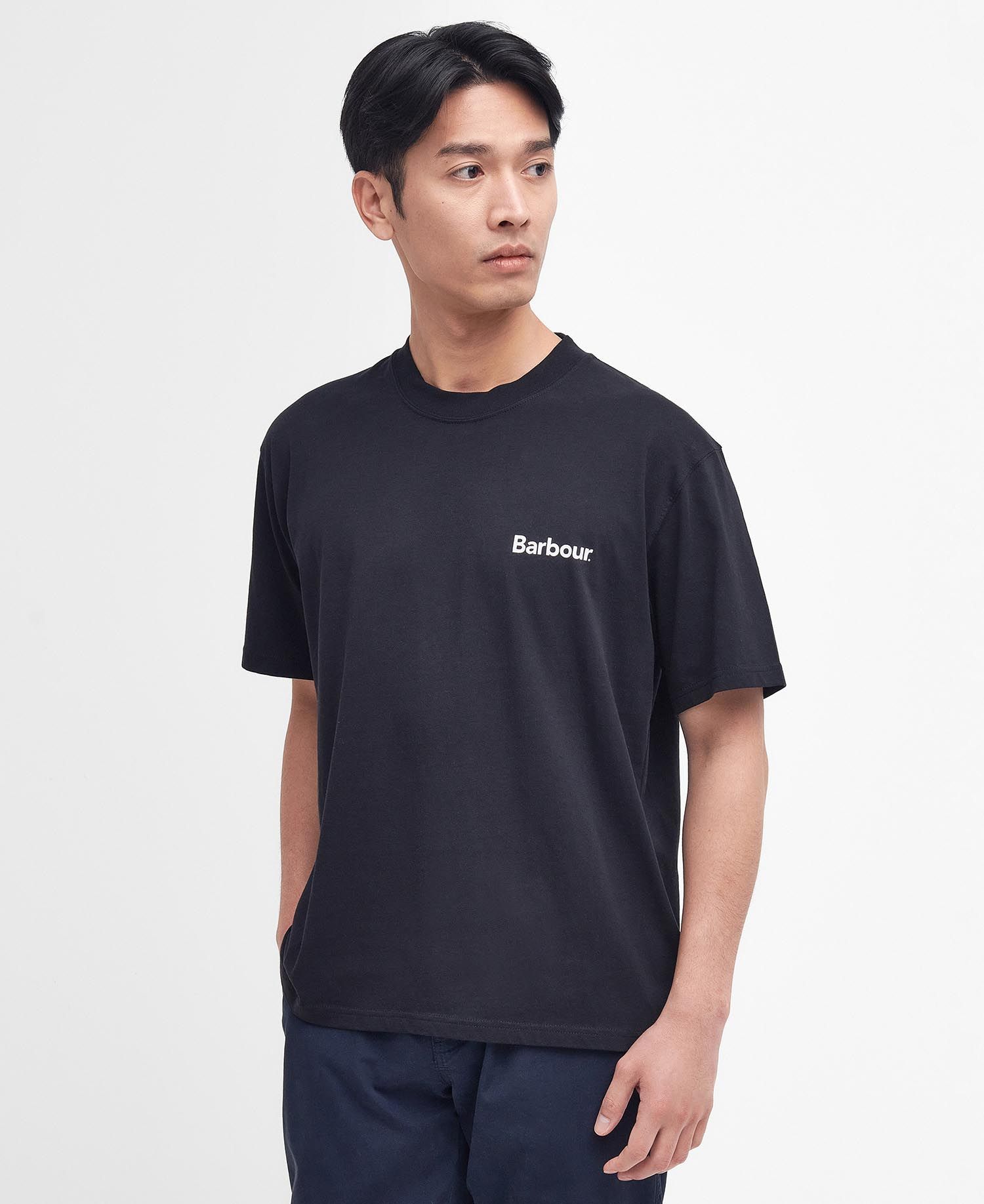 Shop Barbour Short-sleeved T-shirt In Black