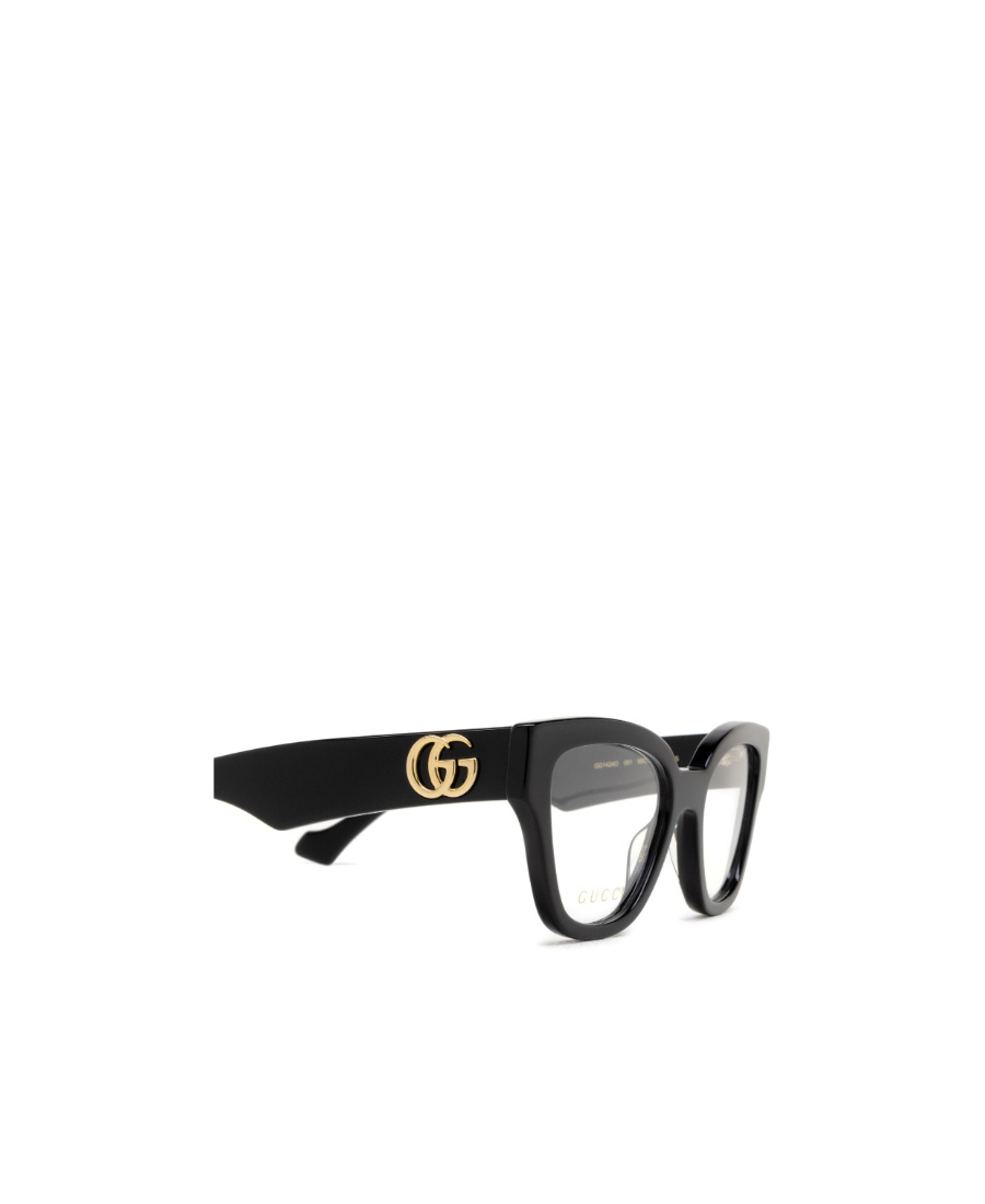 Gucci Eyewear Cat Eye Frame Glasses In Black