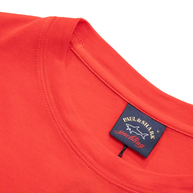 PAUL & SHARK T-SHIRT WITH ROUND NECK AND LONG SLEEVES