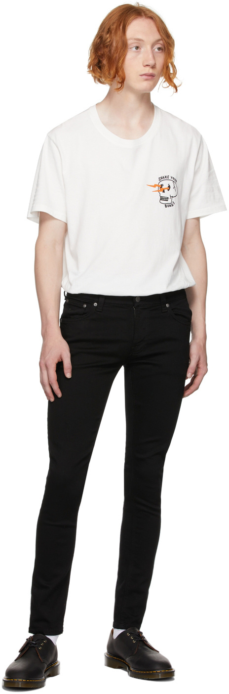 Nudie Jeans Tight Terry Skinny Jeans In Black