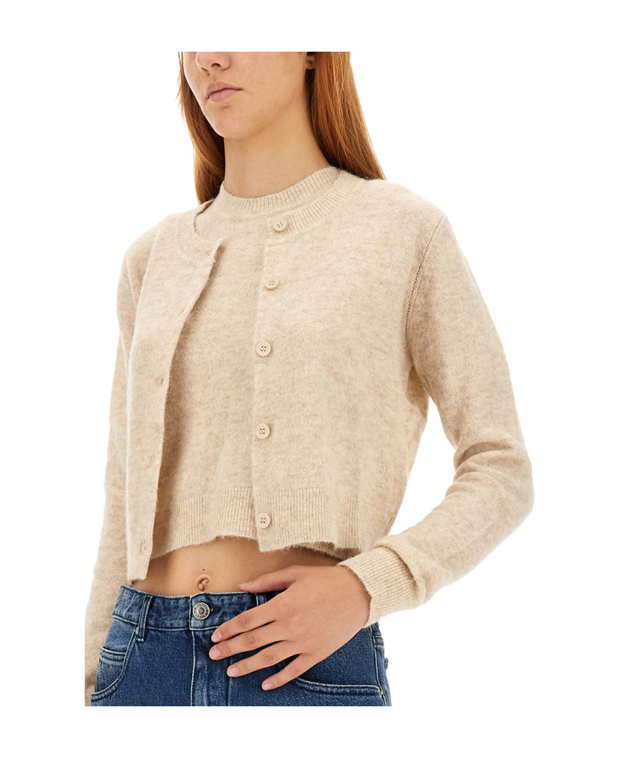 ISABEL MARANT ÉTOILE ISABEL MARANT ÉTOILE BUTTONED STRAIGHT HEM KNITTED CARDIGAN