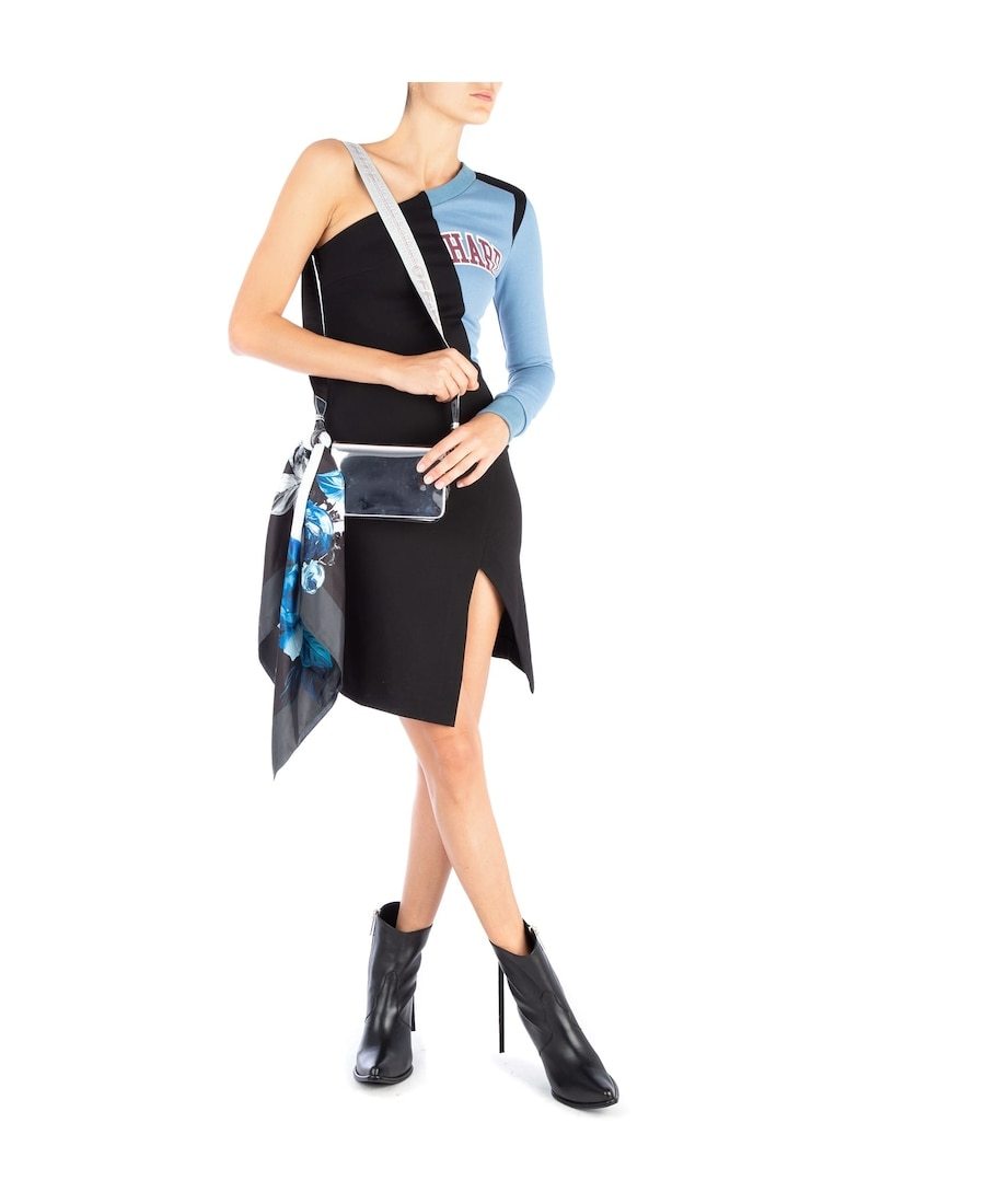 Off-white Metal Mirror Mini Shoulder Bag In White