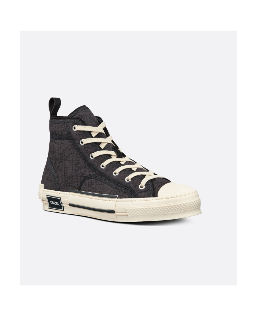 Dior B23 High-top Casual Sneakers In Black