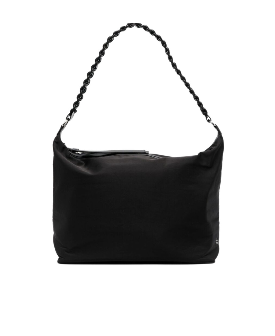 Kara Lattice Braided-strap Tote Bag In Black