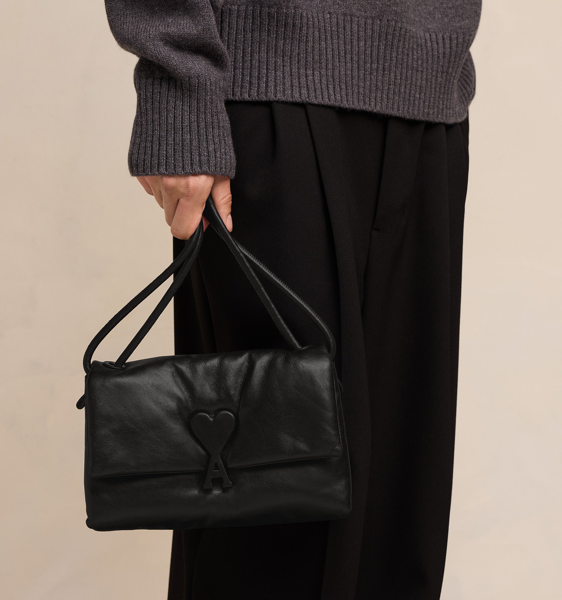 Ami Alexandre Mattiussi Voulez-vous Bag Black In Black