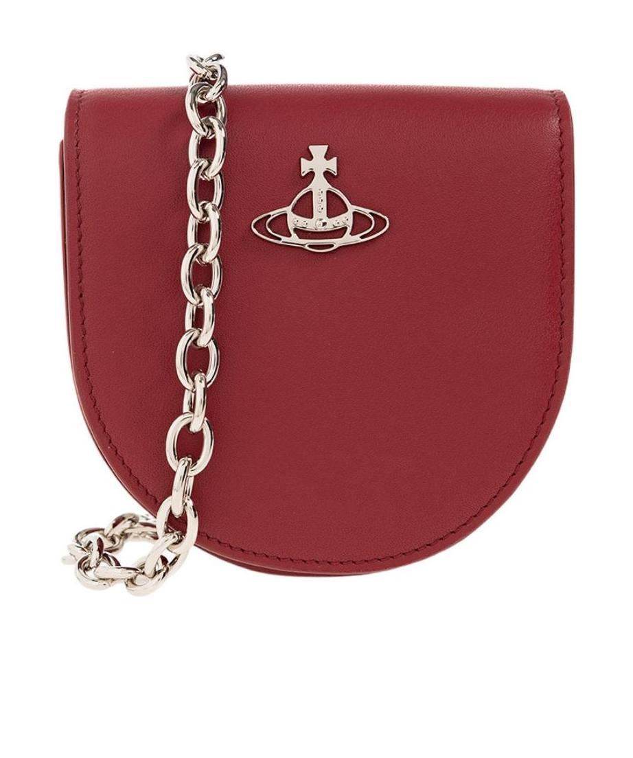 Vivienne Westwood Logo Shoulder Bag In Red