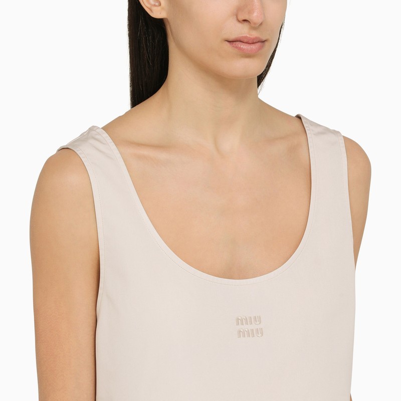Shop Miu Miu Sleeveless Vest