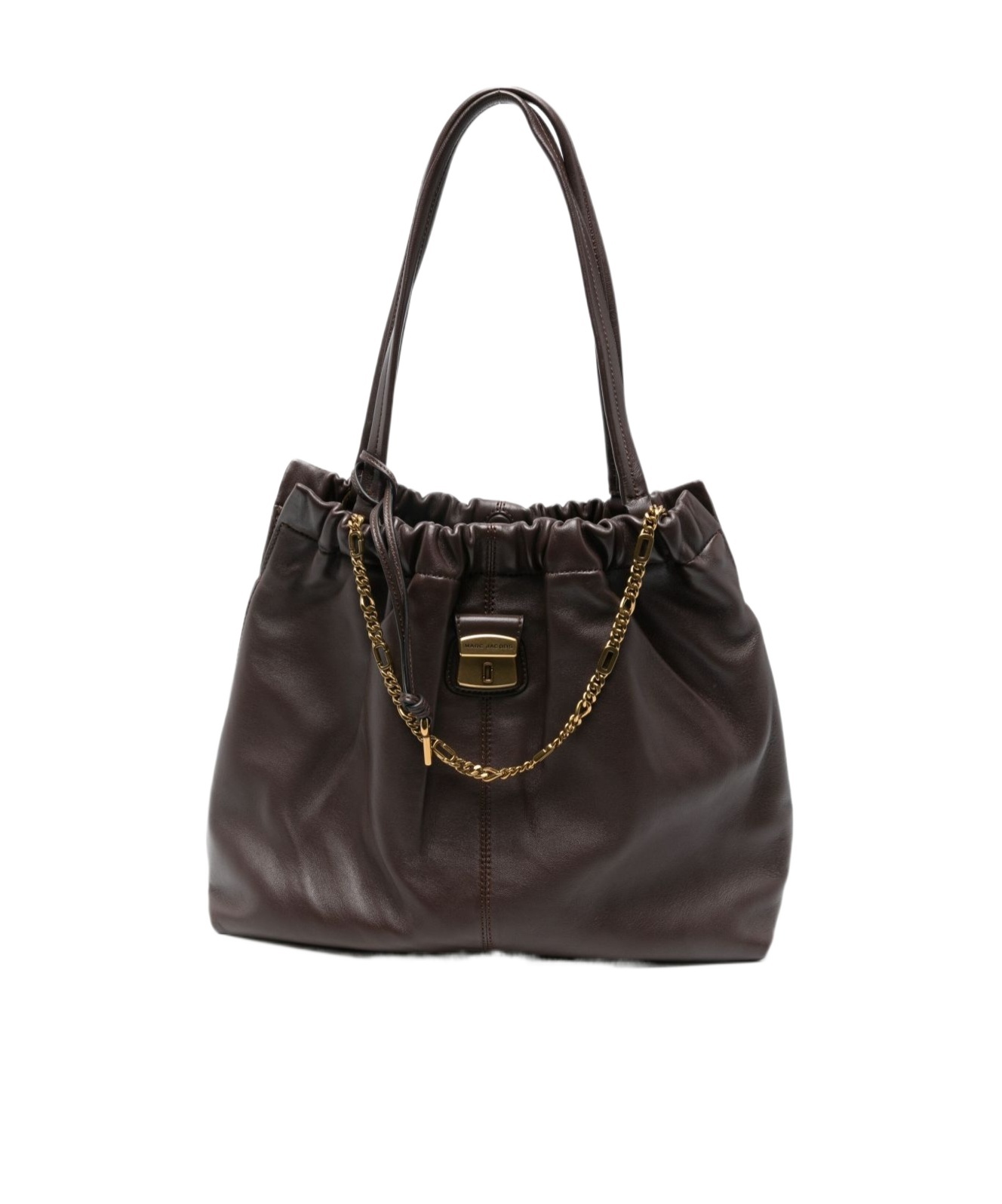 Marc Jacobs The Cristina Chain-detail Shoulder Bag In Brown