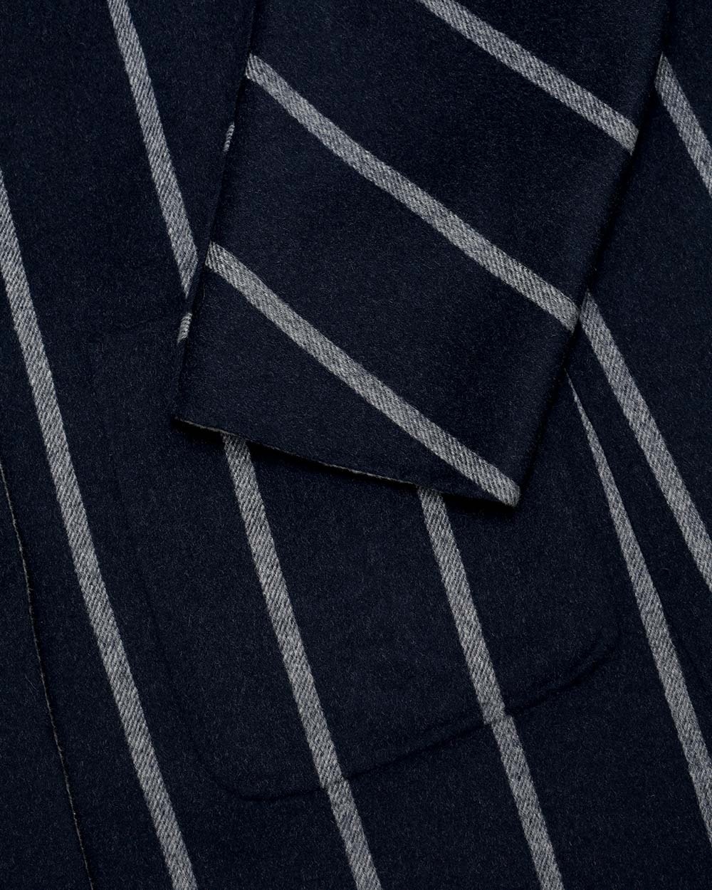 Max Mara Striped Blouse In Blue