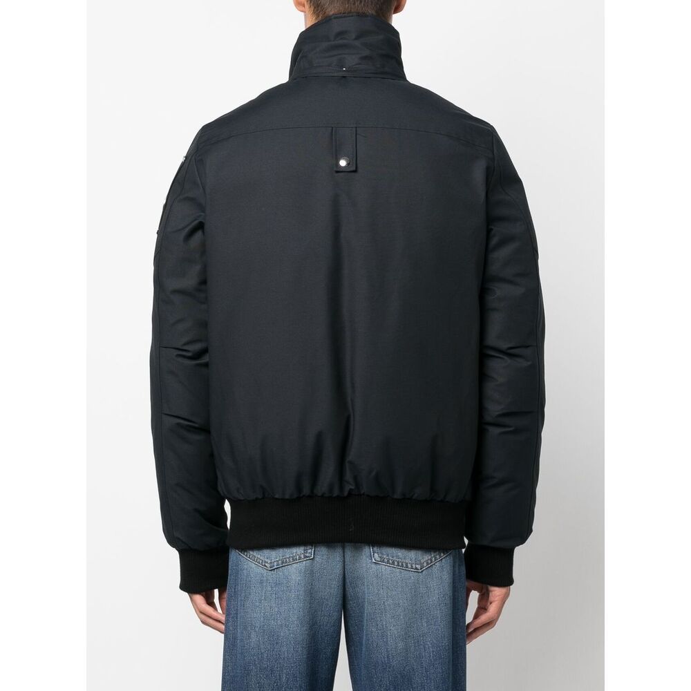 Moose Knuckles Ballistic Down Jacket In Black