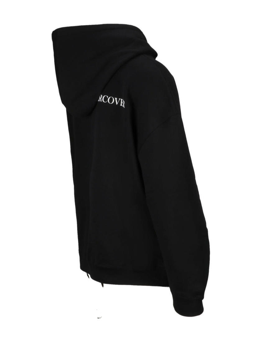 Valentino Character Printed Hooded Hooded Hoodie In Black