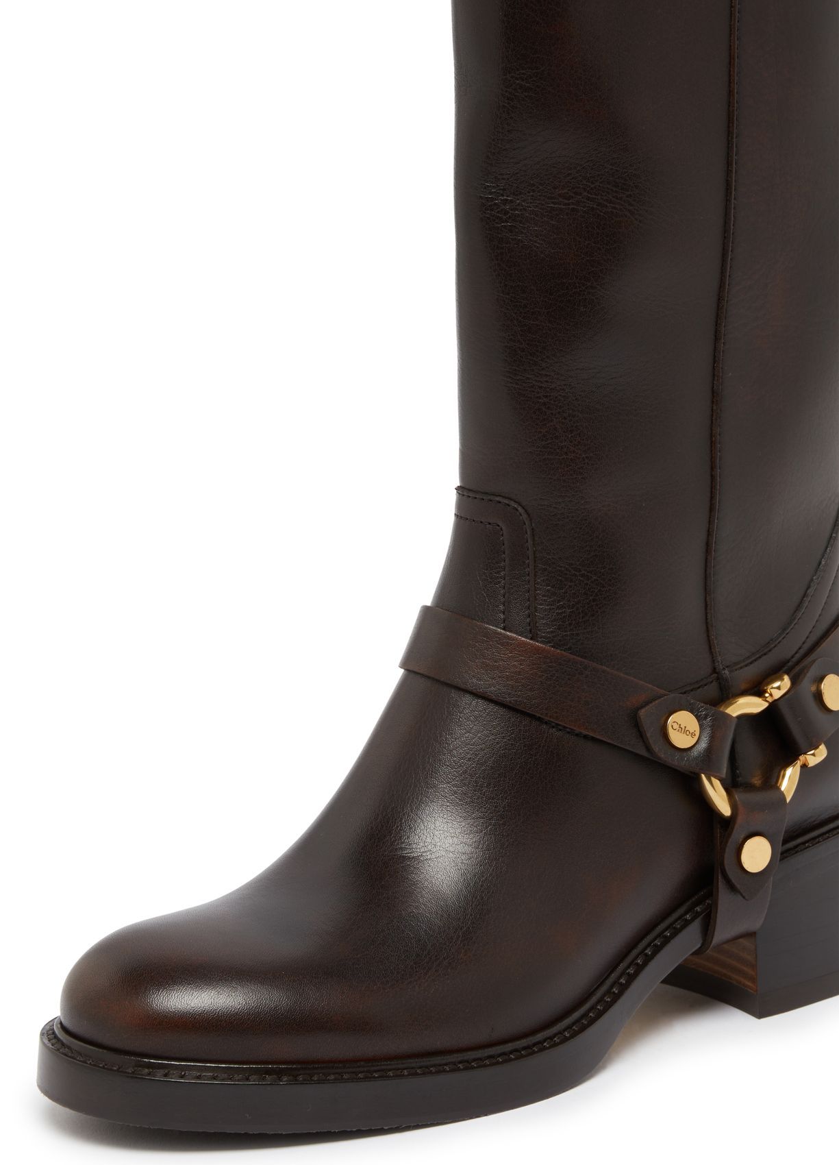 Shop Chloé Dakota Long Shoes In Black