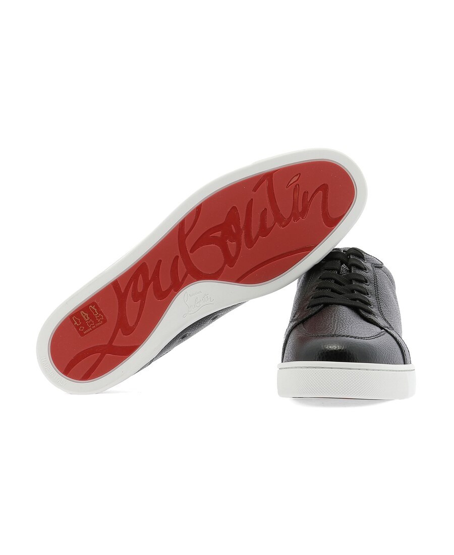 Christian Louboutin Lousi Junior Low-top Sneakers In Black
