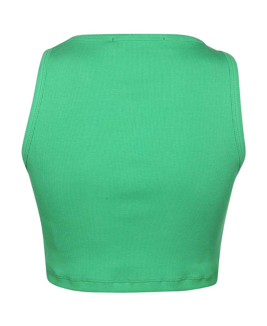 Msgm Logo Vest In Green