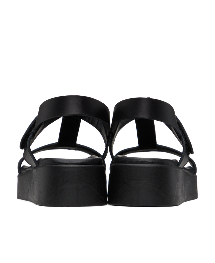 Ancient Greek Sandals Logo High-heeled Sandals In Black