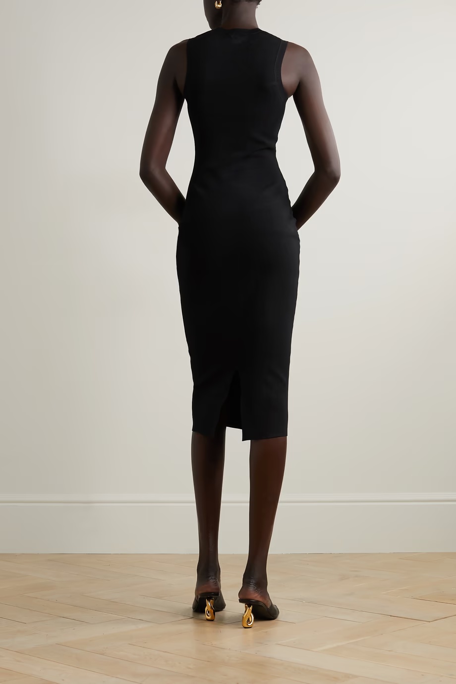 VICTORIA BECKHAM VB BODY CUT-CUT KNITTED DRESS