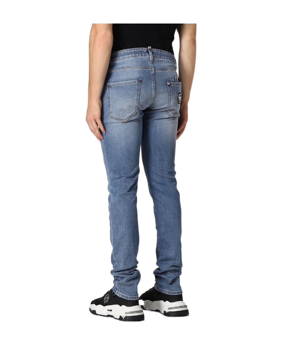 Philipp Plein Straight Jeans In Multicolor