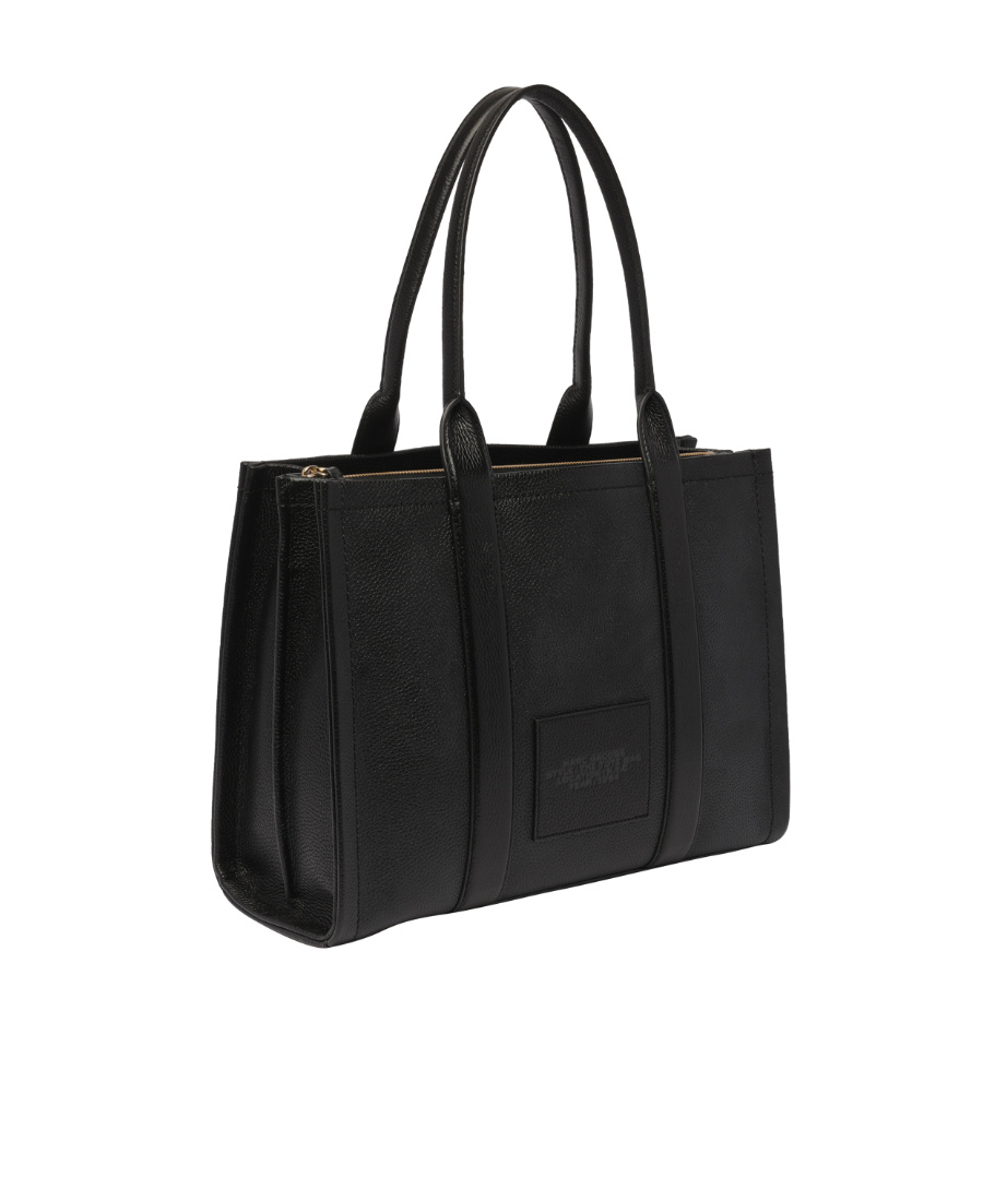 Marc Jacobs Medium The Leather Tote Bag In Black