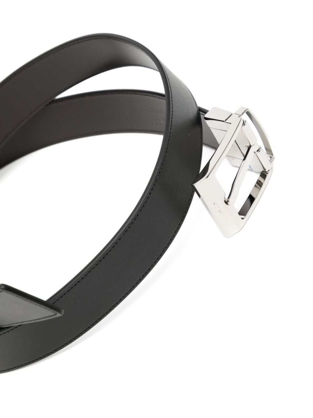 Bally Logo Adjustable Belt In Black