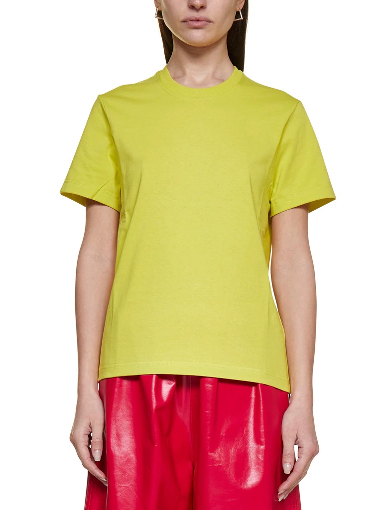 Bottega Veneta Sunrise Cotton-jersey T-shirt In Yellow