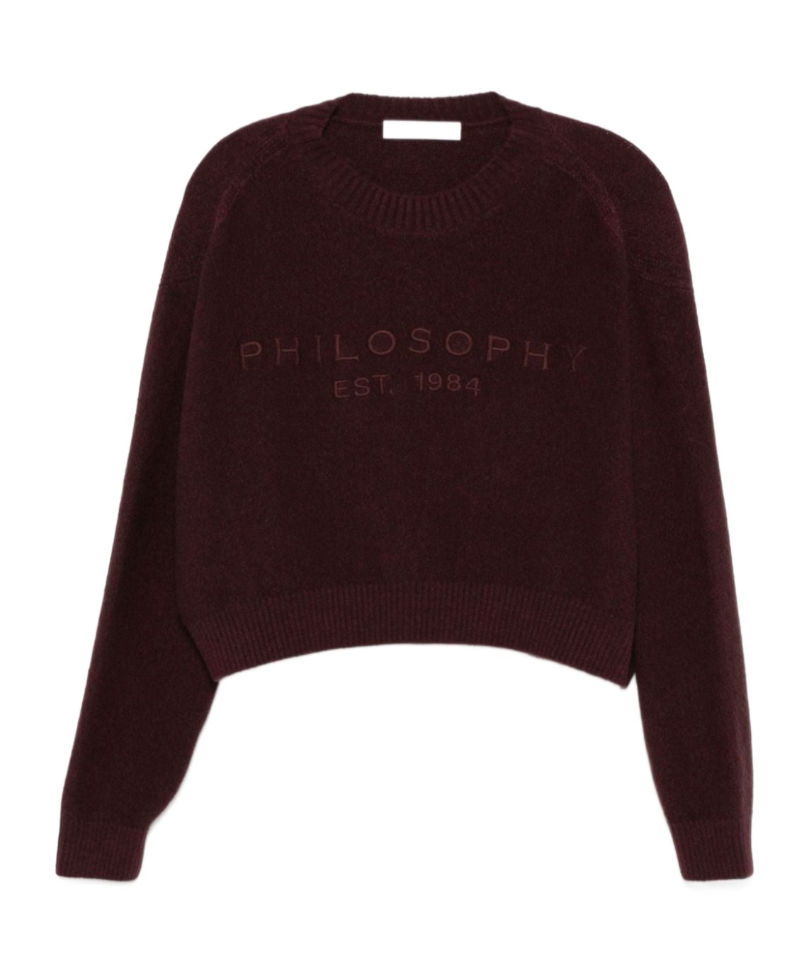 Shop Philosophy Di Lorenzo Serafini Logo-embroidered Sweater In Black