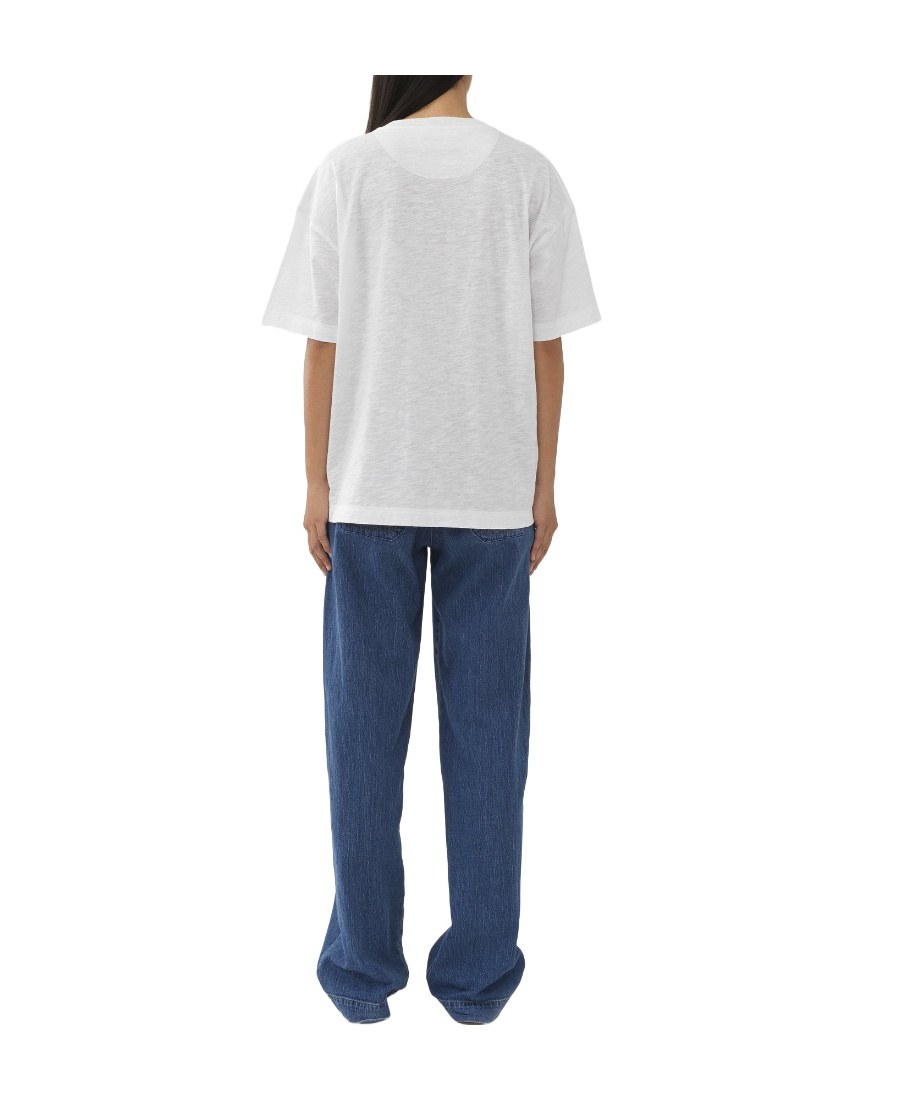 See By Chloé Logo-print Short-sleeve T-shirt In White