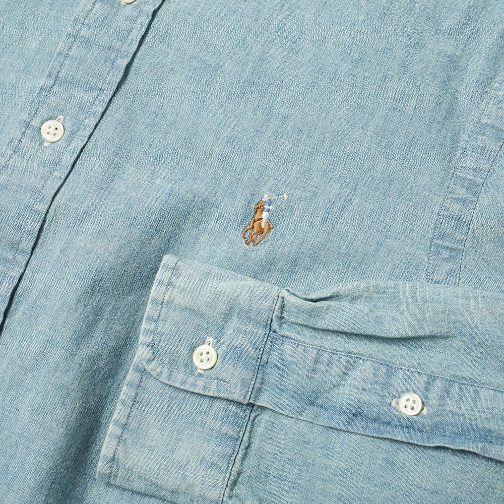 Polo Ralph Lauren Men Light Blue Logo Embroidered Shirt, Xl Luxury Shirts For Men Darveys
