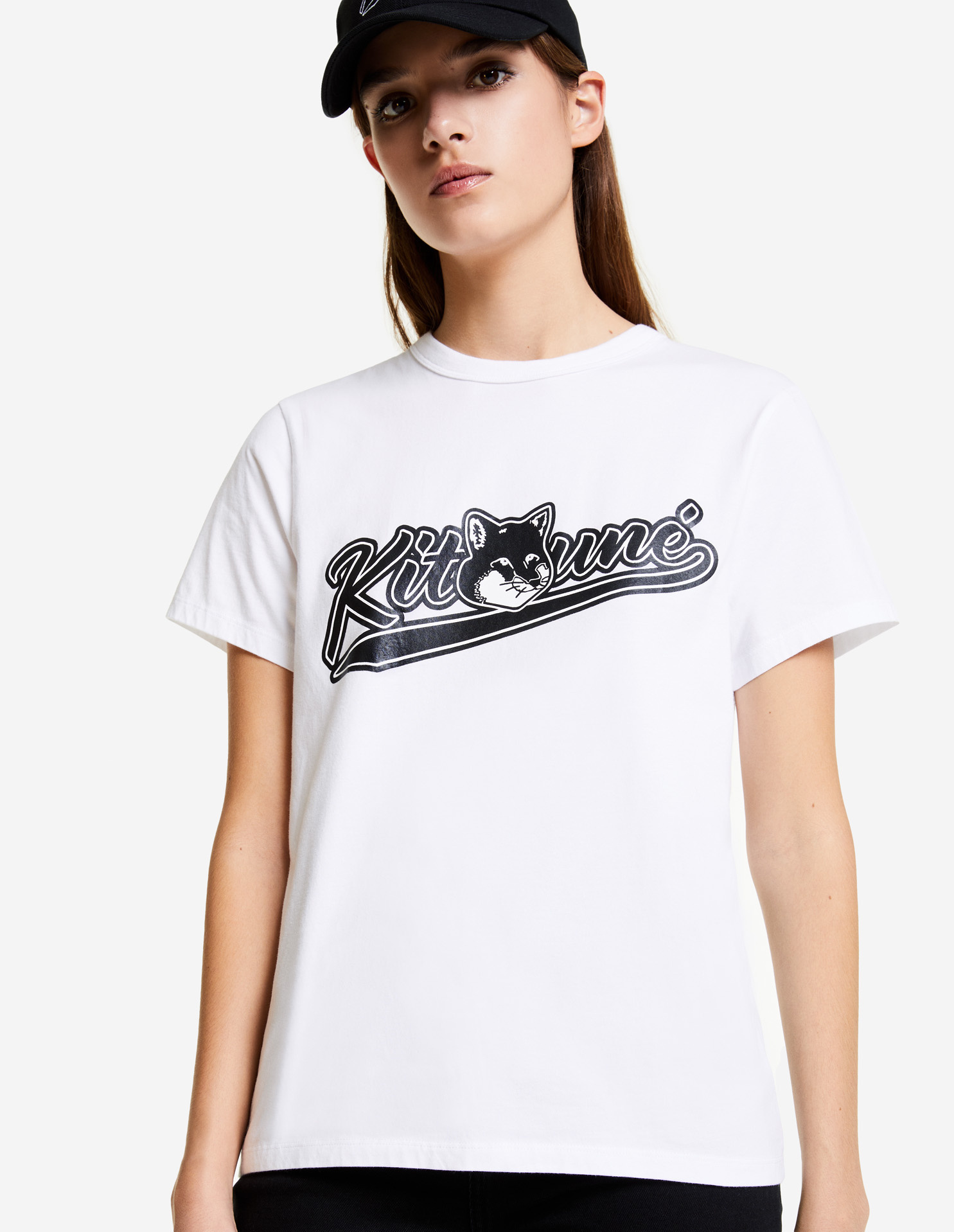 Maison Kitsuné Printed T-shirt In White