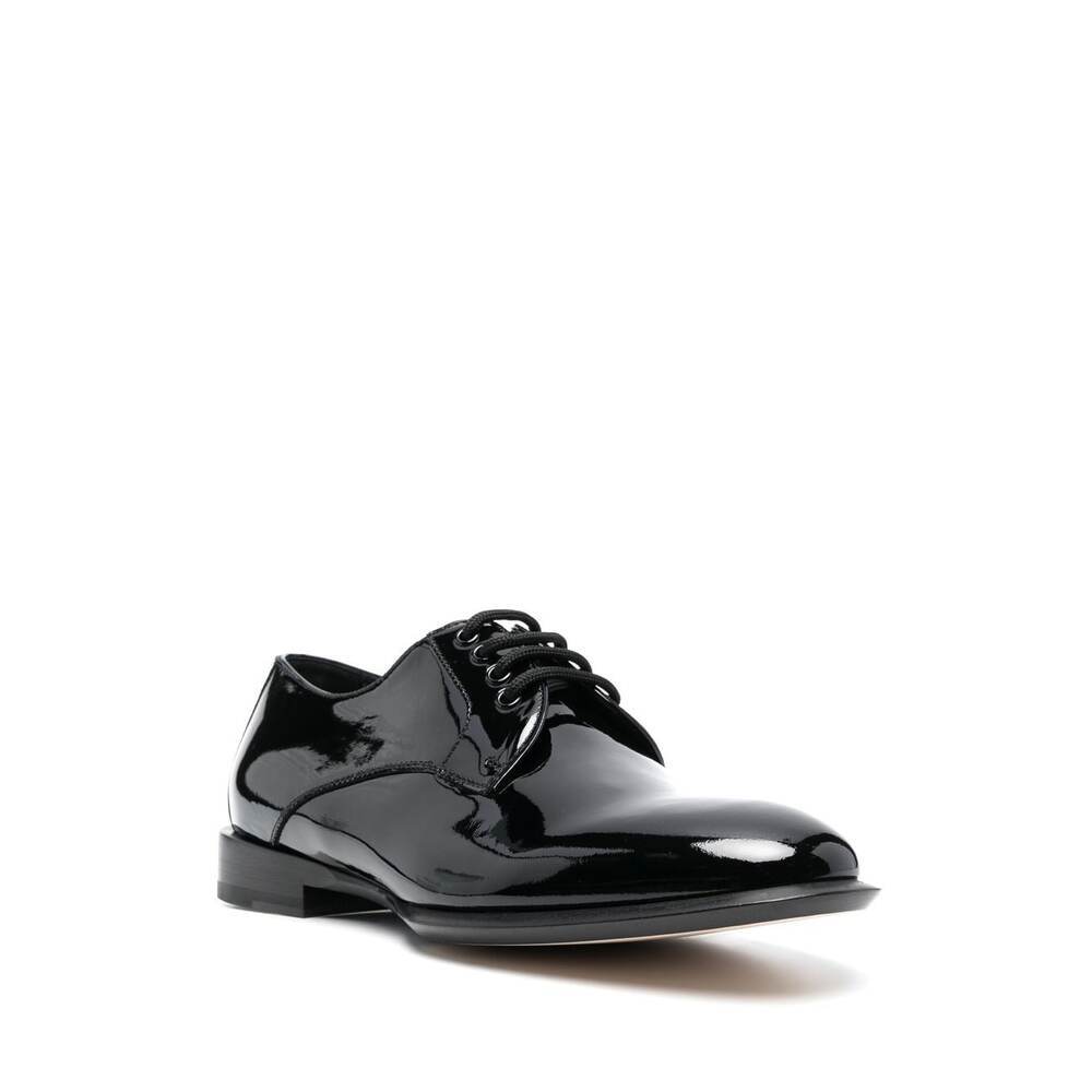 ALEXANDER MCQUEEN ALEXANDER MCQUEEN OXFORD PATENT LACE-UP SHOES